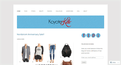 Desktop Screenshot of koyotekate.com