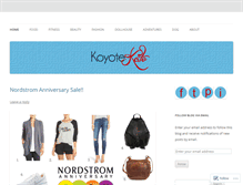 Tablet Screenshot of koyotekate.com